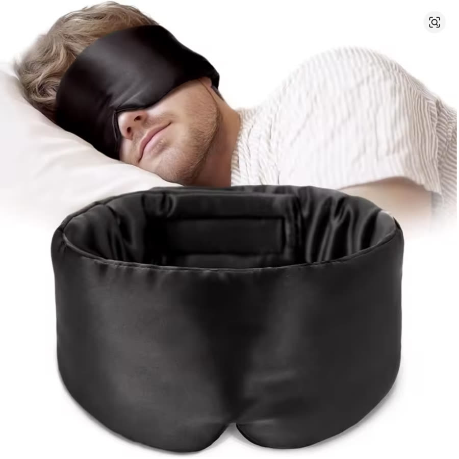 Slaapmasker in zwart